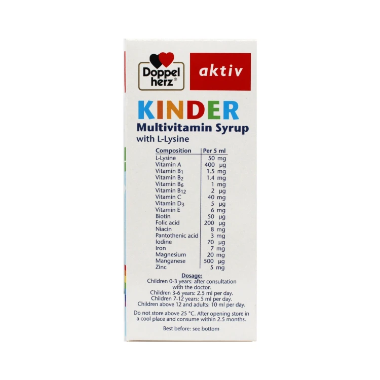 Doppelherz Aktiv kinder multivitamin syrup 150ML